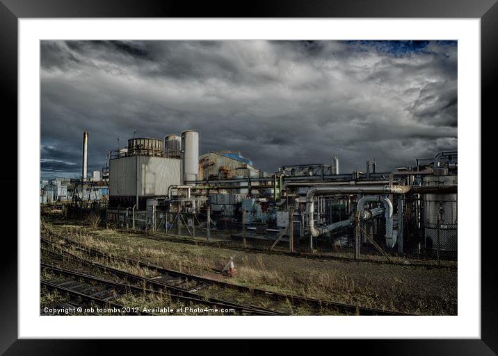 A DYING INDUSTRY Framed Mounted Print by Rob Toombs