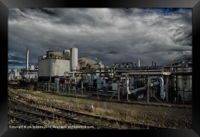 A DYING INDUSTRY Framed Print by Rob Toombs