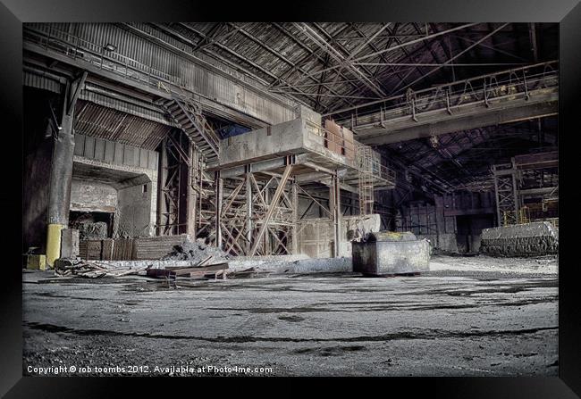 ABANDONED METAL Framed Print by Rob Toombs