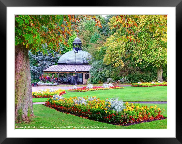 The Valley Gardens - Harrogate Framed Mounted Print by Colin Williams Photography
