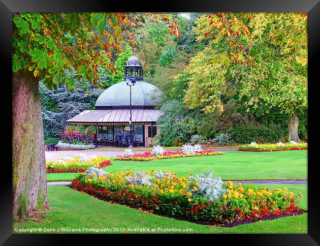 The Valley Gardens - Harrogate Framed Print by Colin Williams Photography