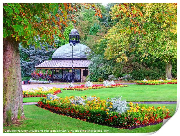 The Valley Gardens - Harrogate Print by Colin Williams Photography