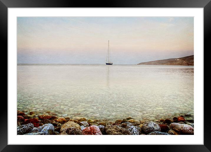 Tranquil Bay Framed Mounted Print by Alan Bishop