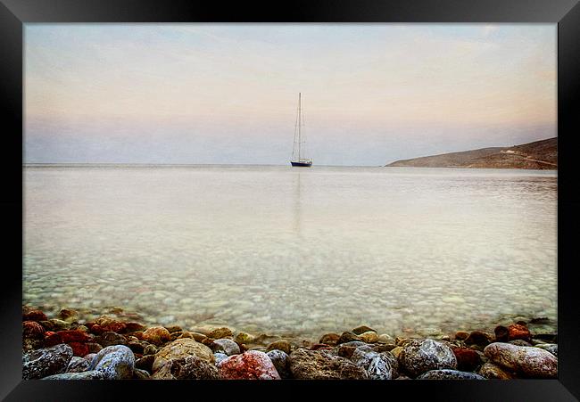 Tranquil Bay Framed Print by Alan Bishop