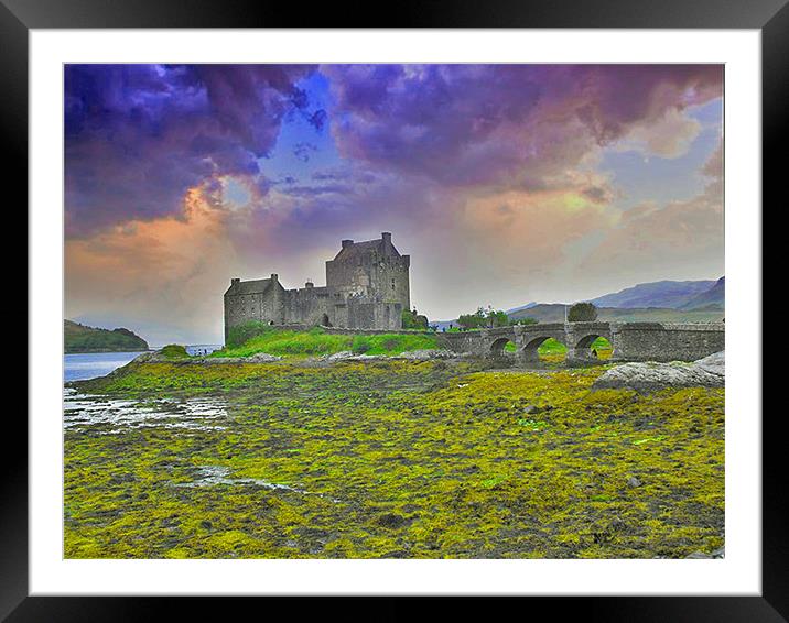 Eilean Donan Castle Framed Mounted Print by paul jenkinson
