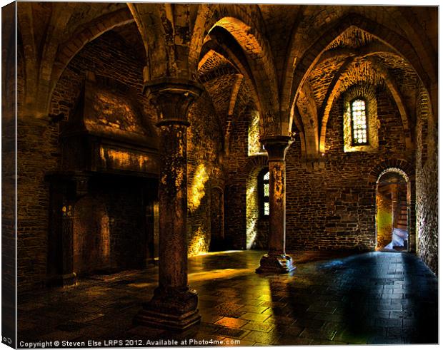 The Crypt Canvas Print by Steven Else ARPS