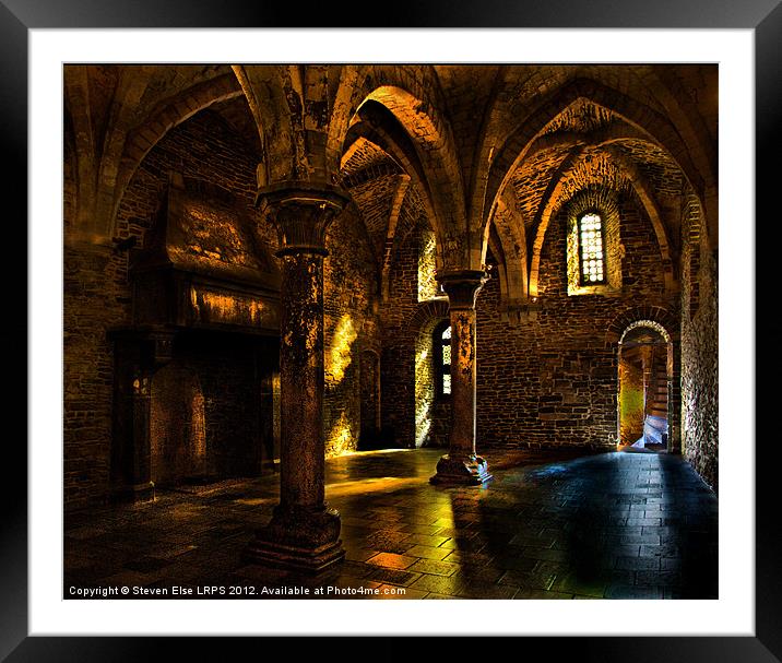 The Crypt Framed Mounted Print by Steven Else ARPS