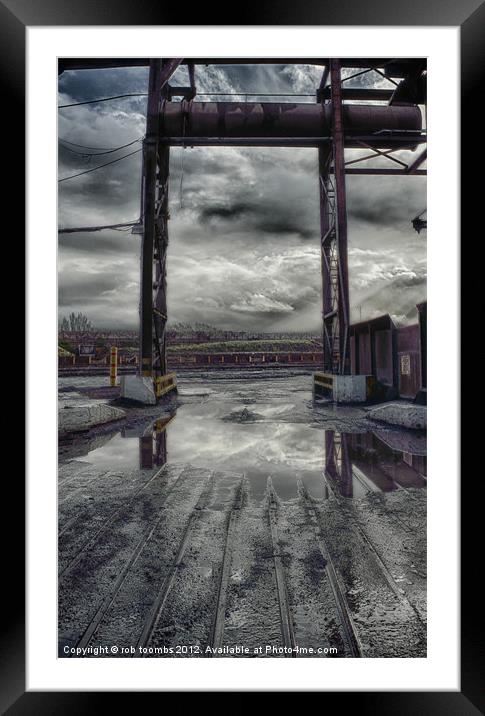 STORM TOWERS Framed Mounted Print by Rob Toombs