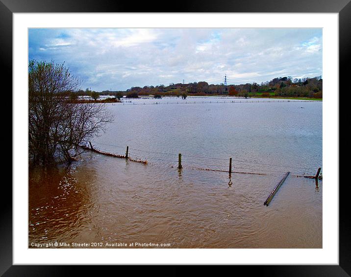 Waterlogged Framed Mounted Print by Mike Streeter