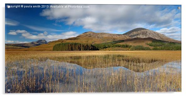 Loch Cill Chriosd Acrylic by paula smith