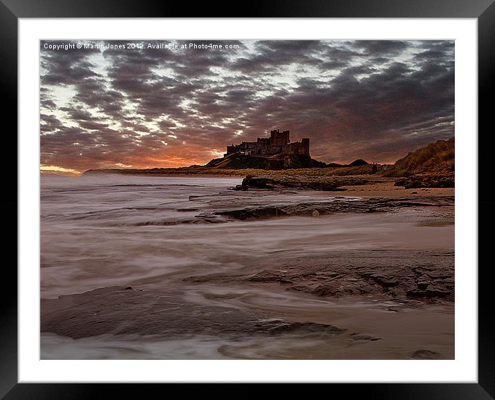 Bamburgh Dawn Framed Mounted Print by K7 Photography