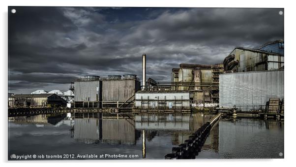 AN INDUSTRIAL REFLECTION 2 Acrylic by Rob Toombs