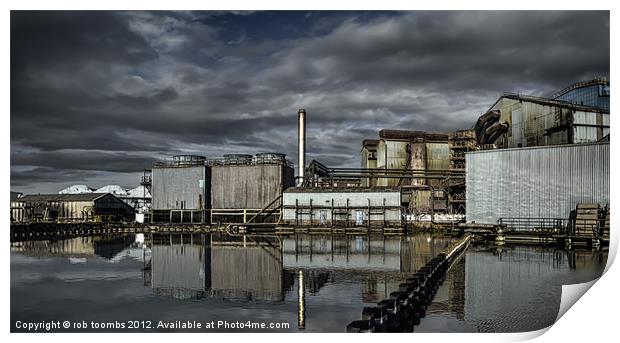 AN INDUSTRIAL REFLECTION 2 Print by Rob Toombs