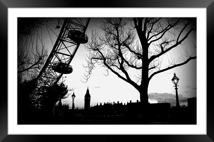 London''s South Bank Framed Mounted Print by Richard Greenwood