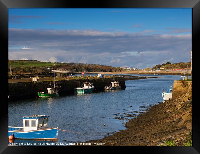 Hayle Estuary and Harbour Framed Print by Louise Heusinkveld