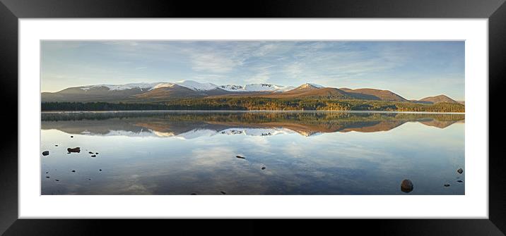 Loch Morlich Reflections Framed Mounted Print by Jamie Green