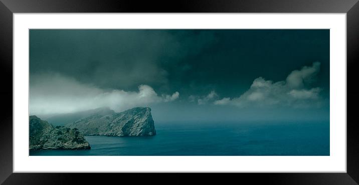 Cap De Formentor, Mallorca view Framed Mounted Print by Greg Marshall