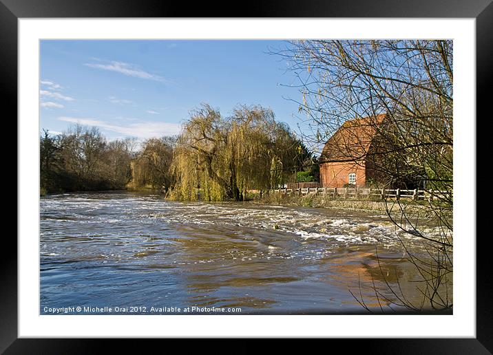Cobham Mill, Surrey Framed Mounted Print by Michelle Orai