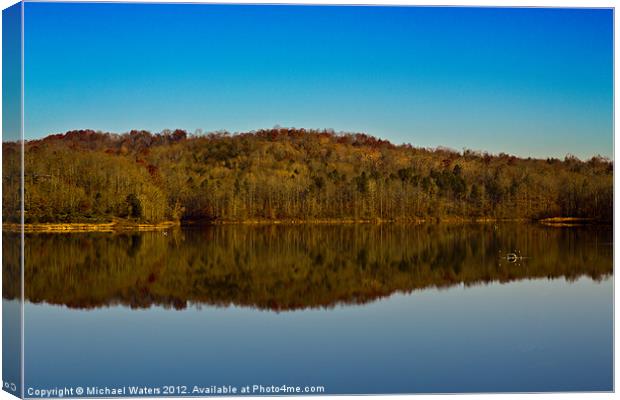 Lake Reflections Canvas Print by Michael Waters Photography
