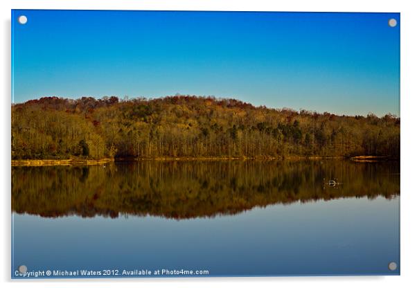 Lake Reflections Acrylic by Michael Waters Photography