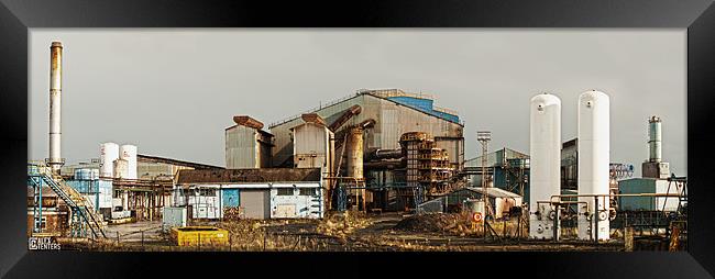 The panorama from the steelworks. Framed Print by Alex Tenters