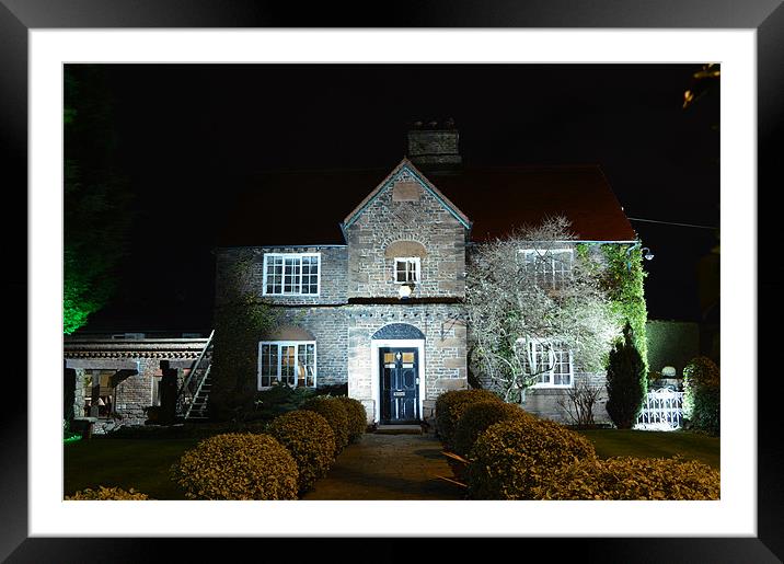 THE MANOR Framed Mounted Print by lol whittingham