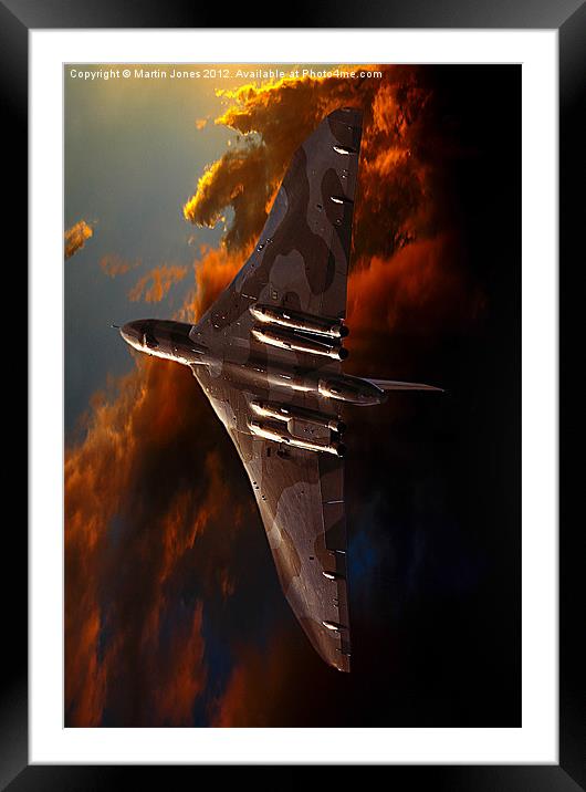 Vulcan Run For Home Framed Mounted Print by K7 Photography