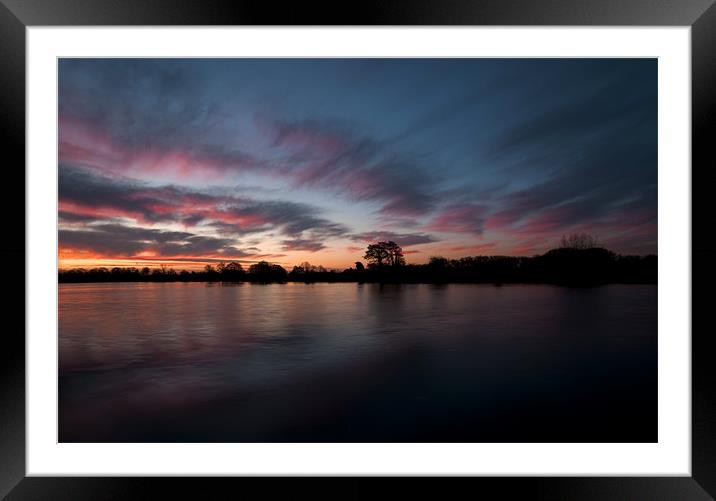 Colwick Sunrise Framed Mounted Print by Tracey Whitefoot