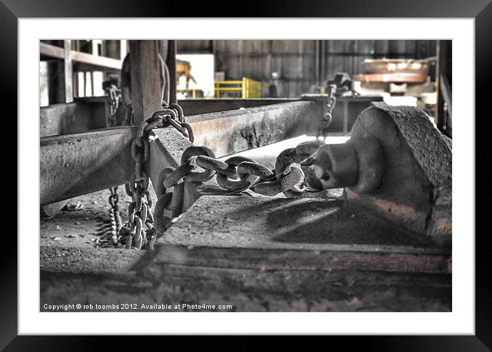 THE CHAINS Framed Mounted Print by Rob Toombs