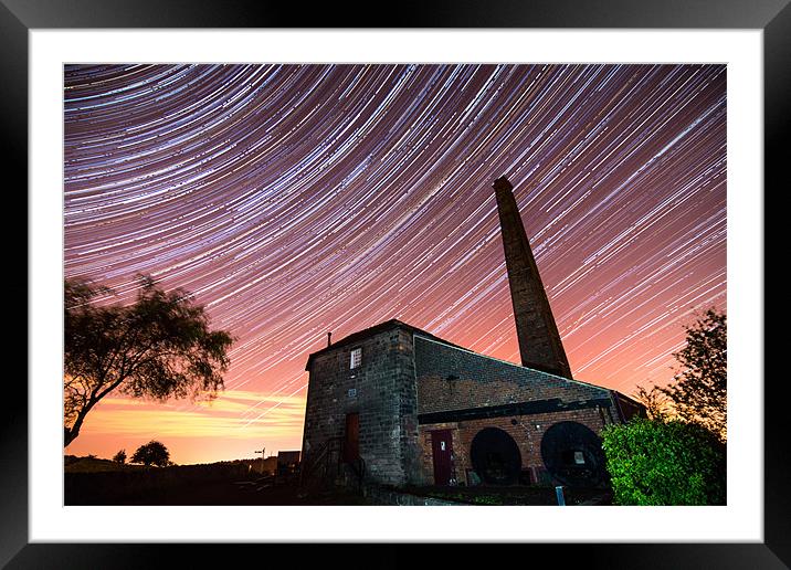 Middleton Top Star Trails Framed Mounted Print by James Grant