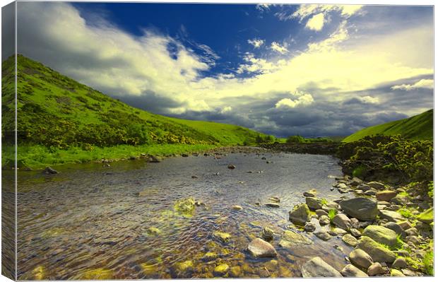 Breamish valley, Northumberland Canvas Print by Paul Fisher