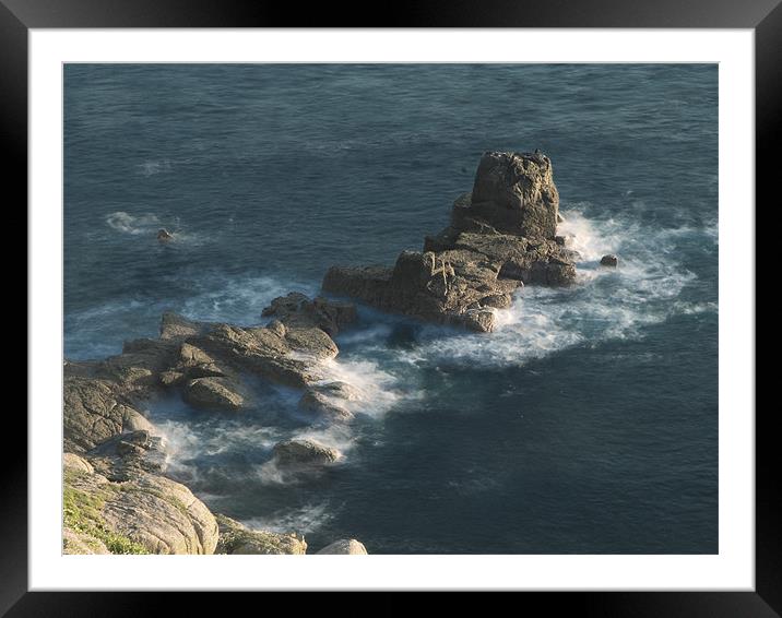 Land''s End Framed Mounted Print by Paul Fisher