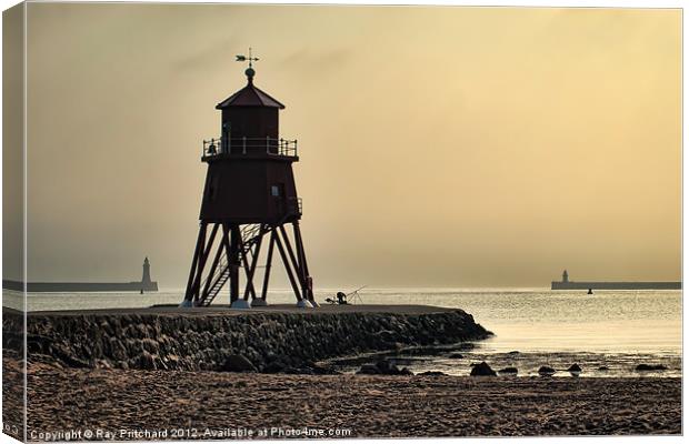 Early Morning at South Shields Canvas Print by Ray Pritchard