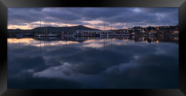 Dingle Marina Framed Print by barbara walsh