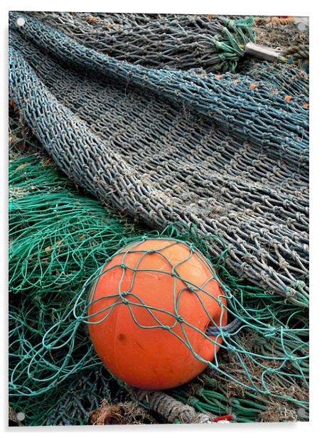 fishing nets 2 Acrylic by Heather Newton