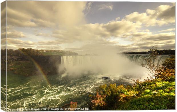 Maid in the Mist Canvas Print by Rob Hawkins