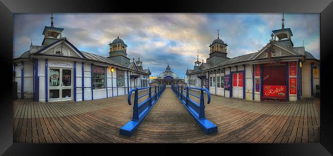 A Gift from the Pier Framed Print by Michael Baldwin