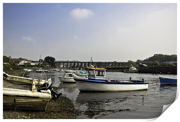 Hayle Harbour Print by Kieran Brimson