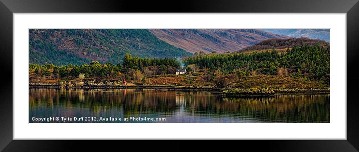 Croft in Torridon Mountains Framed Mounted Print by Tylie Duff Photo Art