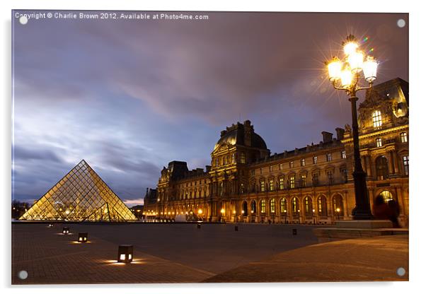 Louvre Museum, Paris, France Acrylic by Ankor Light