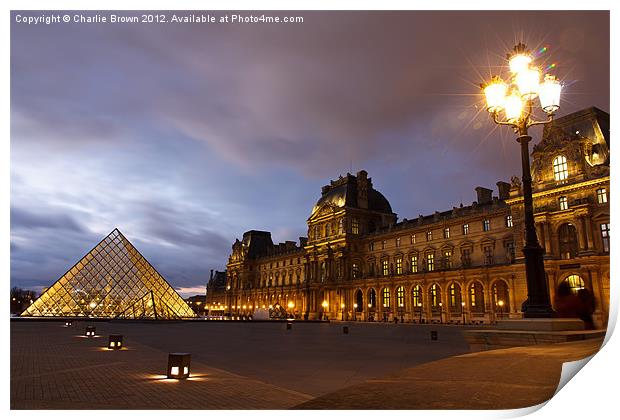 Louvre Museum, Paris, France Print by Ankor Light