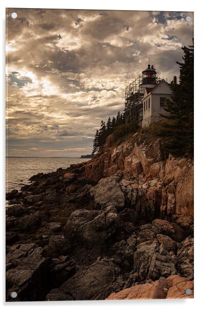 Bass Harbor Head Lighthouse Acrylic by Thomas Schaeffer
