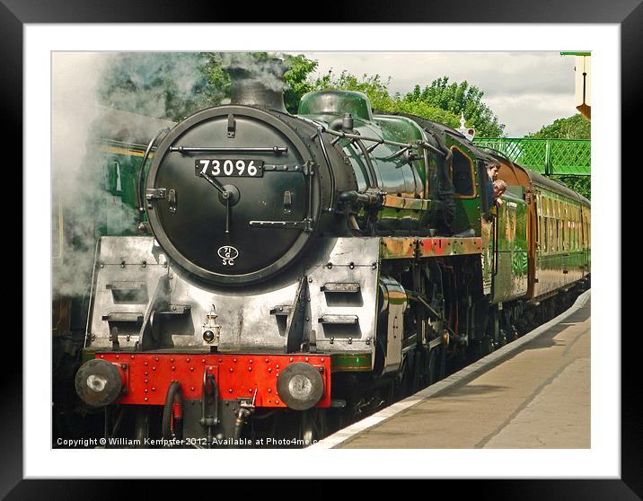 BR Standard Class 5MT No. 73096 Framed Mounted Print by William Kempster