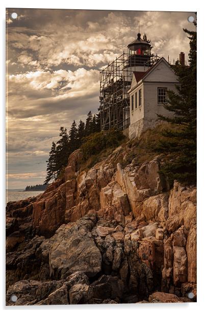 Bass Harbor Head Lighthouse Acrylic by Thomas Schaeffer