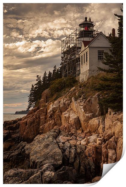 Bass Harbor Head Lighthouse Print by Thomas Schaeffer