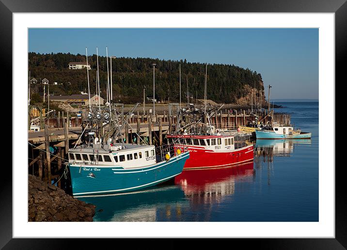 Alma Harbour Framed Mounted Print by Thomas Schaeffer