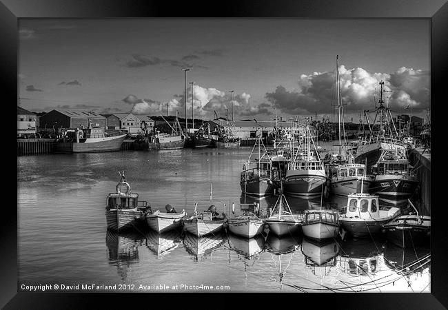 Kilkeel Harbour Framed Print by David McFarland