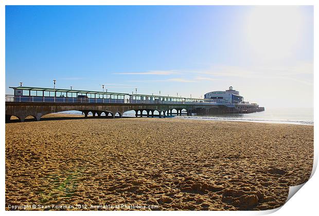 Bournemouth Pier Print by Sean Foreman