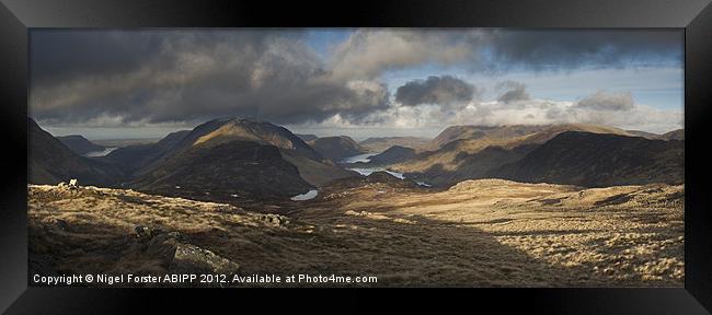 Hay Stacks Landscape Framed Print by Creative Photography Wales