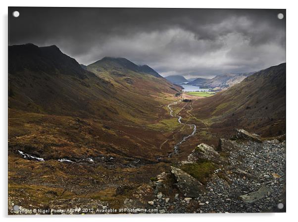 Buttermere Valley Acrylic by Creative Photography Wales